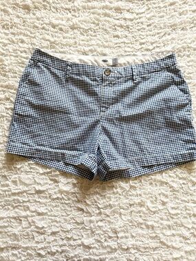 Old Navy 100% Cotton Shorts 8 Gingham Style Coastal Classic Preppy Cottagecore